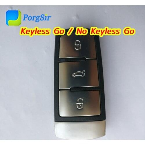 3 Button 434 MHz Smart Keyless Go Proximity Remote Control Key With PCF7936 ID46 ID48 Chip