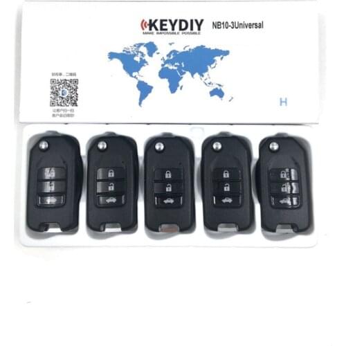 5PCS Multi-functional Universal Remote Key for KD900+ URG200 KD-X2 NB-Series KEYDIY NB10-3/4