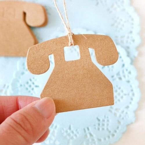 50pcs Kraft Paper Flower Thank You Tag with Rope DIY Gift Box Dragee Candy Cupcake Packaging Chocolate Bonbonniere Baby Shower