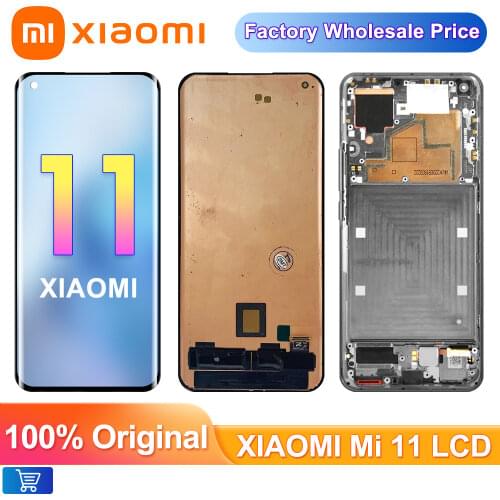 6.81'' Original for Xiaomi Mi 11 LCD Display Screen Touch Digitizer Assembly For Xiaomi Mi 11 LCD Display Replacement