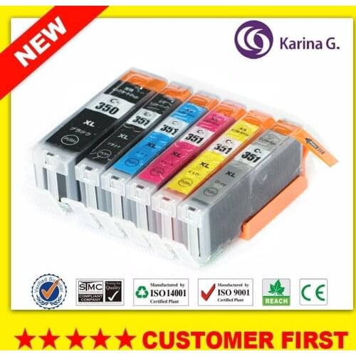 For PGI350 CLI351 Compatible Ink Cartridges Used For PIXUS MG6330 MG7130 IP8730 etc