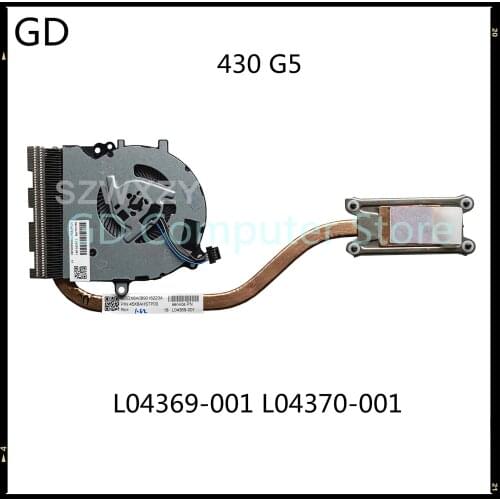 GD Original For HP Probook 430 G5 Laptop Cooling Heatsink With Fan L04369-001 L04370-001 Full Tested Fast Shipping