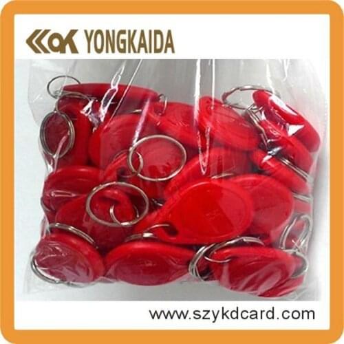 1000PCS rfid Key tag em4100 125khz key tag