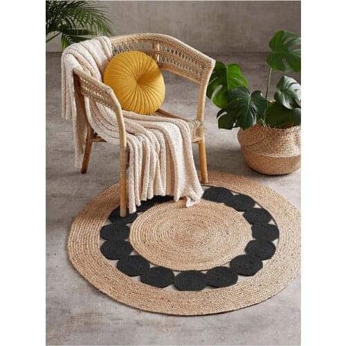 Round Carpet | Round Straw Carpet | Straw Carpets | Jute Carpet | Home Carpet Hotel Carpet STYLISH Decorative Carpet