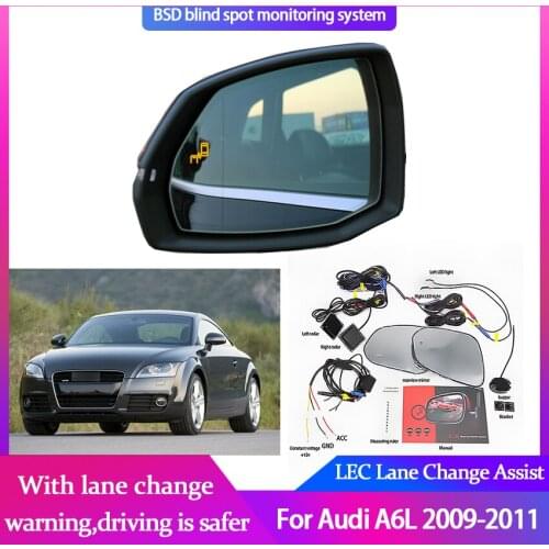 Millimeter Wave Radar Blind Spot Monitoring BSA BSD BSM For Audi A6L 2009-2011 Assist Driving Parallel Safety Lane Change Assist