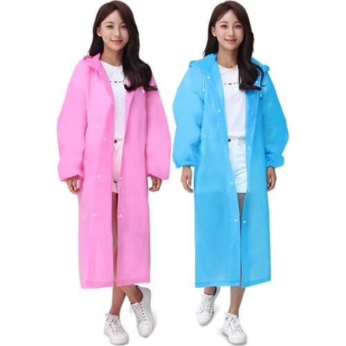 Raincoat Women Men Impermeable Thickened Waterproof Raincoat Tourism Outdoor Hiking Rain Poncho Raincoat Hooded Rain Coat