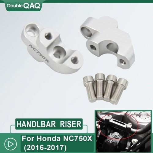 New For Honda NC 750X NC750 X NC750X 2016 2017 Motorcycle Accessories Riser Lifting Handlebar Clamp Handlebar Riser