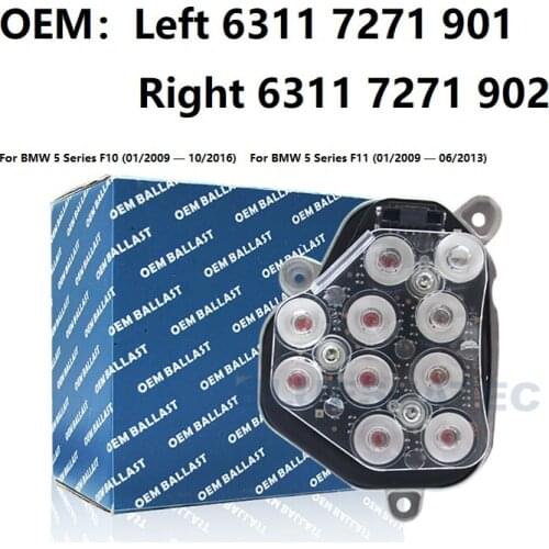 ​NEW OEM For BMW 5 series F10 F11 XENON LED Module Ballast Turn Signal Light Control Left 63117271901 Right 63117271902