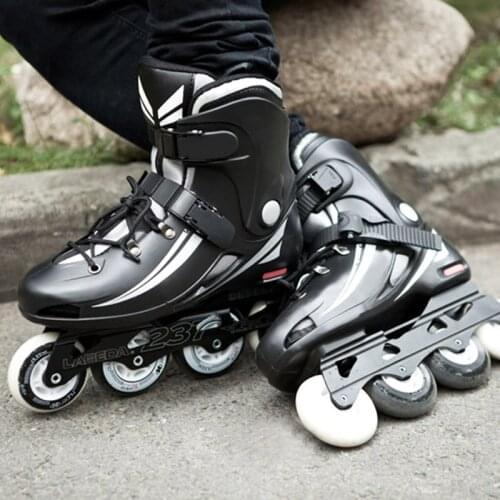 Original SLM Inline Roller Skates Slalom Patines FSK Slide Roller Skating Shoes Children Adult 4 Wheels Rollerblade