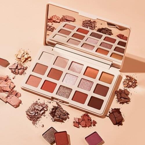 Pudaier 15Color Eye Shadow Palette Pearly Matte Frosted Easy To Color Not Smudge Long Lasting Waterproof Eye Shadow Eyes Makeup