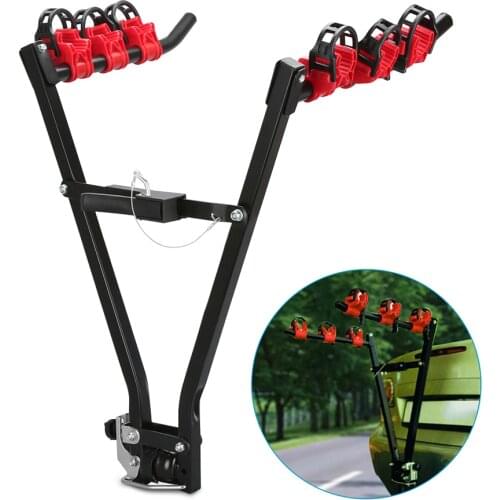 Car Bicycle Stands Loading 3-Bike Trunk Mount Rack Storage Carrier Car Racks