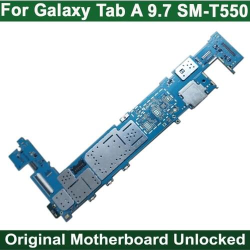 Tested Original Full Work Unlock Motherboard Circuits For Samsung Galaxy Tab A 9.7 T550 T555 Electronic Panel Global Firmware