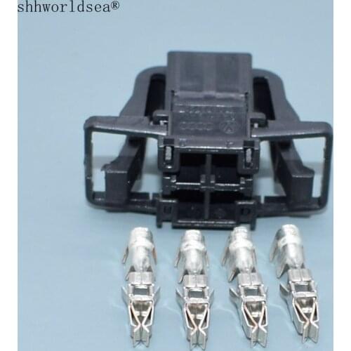 Shhworldsea 4p 2.8mm female for Volkswagen seat connection plug fuel tank switch / Audi Q3Q5 tail light plug