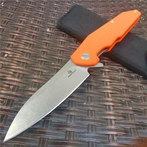Folding Knife, D2 Blade Pocket Knife, High-quality Sharp Hunting Knife, Outdoor Survival Tool, Ball Bearing Quick Opening