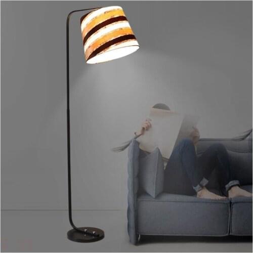 Modern floor lamp living room bedroom simple fishing lamp Nordic reading LED floor light ZA8110