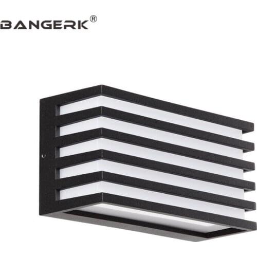 Modern Outdoor Wall Lamp Waterproof 9W LED Porch Lights Fixtures Home Wall Sconce Light Garden Aisle Balcony Decor Lighting