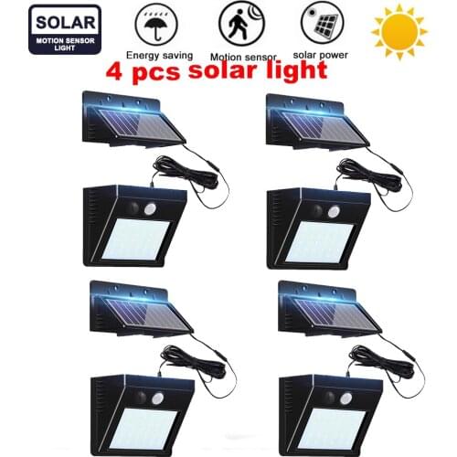 30 LED Solar light Solar Panel Power lamp PIR Motion Sensor Path light Street Porch Security Outdoor Waterproof Wall lampoptiona