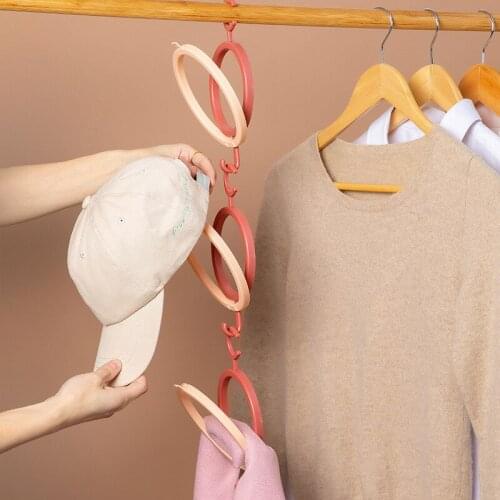 Dormitory Hanging Hat Rack Door Rear Hat Finishing Holder Baseball Cap Display Rack Carf Bag Home Wardrobe Storage Organizer