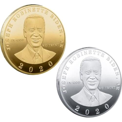 Joe Biden President Commemorative Souvenir Coin Challenge Collectible Coins Collection Metal Art Crafts