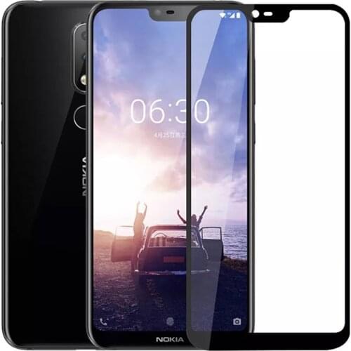 Full Cover Tempered Glass For Nokia X6 2018 Screen Protector protective film For Nokia 6.1 Plus TA-1099 6.1PLUS glass