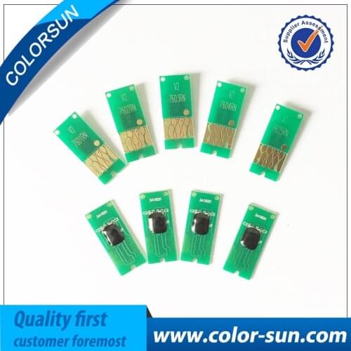 New 9pcs T7601 - T7909 Refillable Ink Cartridge ARC chips For Epson Surecolor P600 Printer ARC Chips