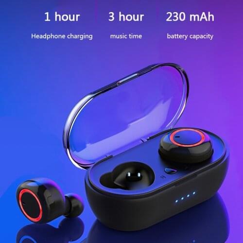 A2 Wireless Headphones Button Control Bluetooth With Mic And Charging Box 5.0 Earphone HiFi Stereo Sport Waterproof Earplugs
