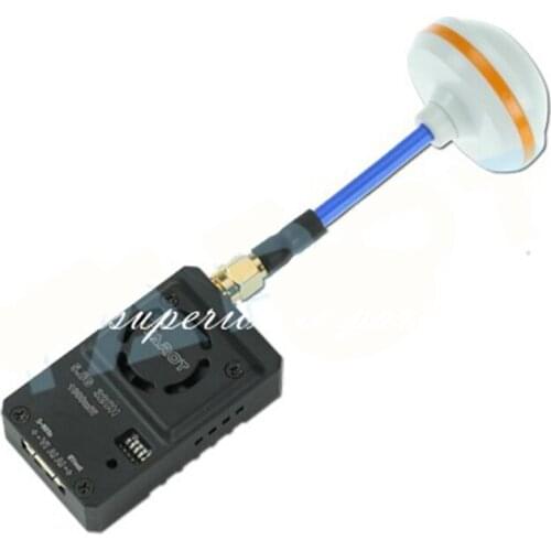 Tarot TL300N4 5.8G 32CH 1000mW Wireless AV Transmitter with Aluminum Case + Mushroom Antenna Sender Set