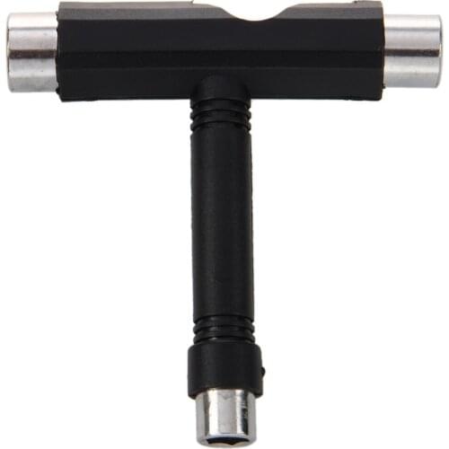 Black T SKATEBOARD ROLLER SKATE HEAVY DUTY MULTI T TOOL NEW