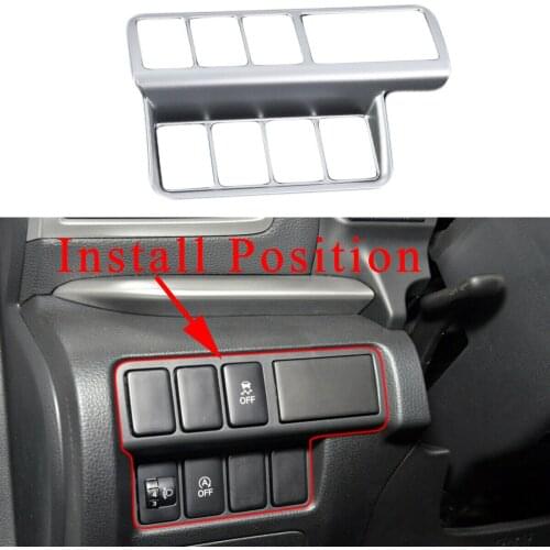 Fit For Mitsubishi Eclipse Cross 2018 2019 2020 Sticker Cover Head Light Lamp Headlight Adjust Switch Button Trim Accessories