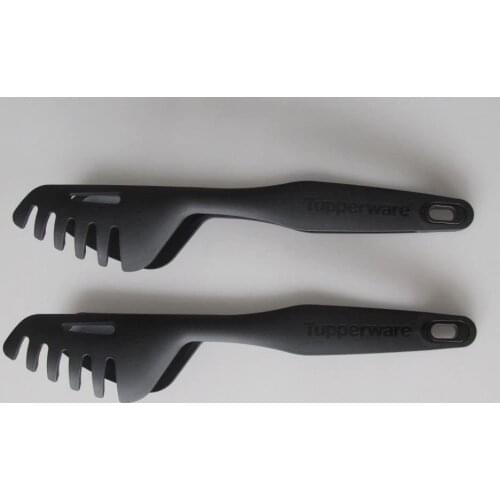 Tupperware Multi-Purpose Tongs, Ready to use Chef Pliers (2) Black Multi-Purpose Pliers