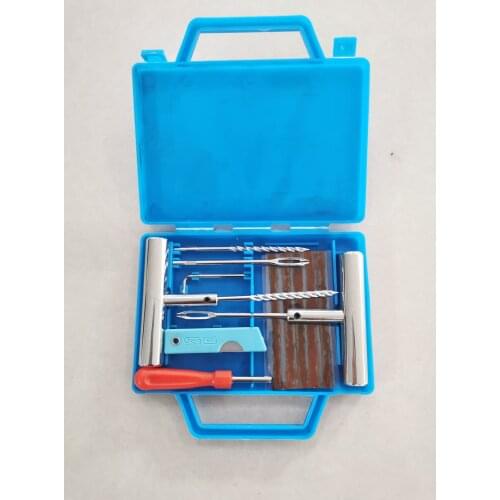 Tire repair kit car van motorcycle bike tire repair tools emergency heavy duty tubless tire puncture pepaie kit plug se