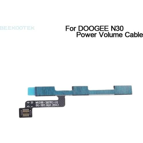 New Original DOOGEE N30 Power on/off+ volume FPC Key up/down button flex cable FPC For Doogee N30 6.55Inch Smartphone