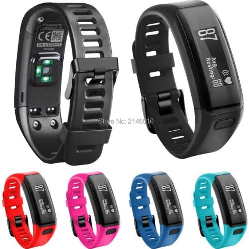 New Replacement Soft Silicone Bracelet Strap WristBand For Garmin Vivosmart HR