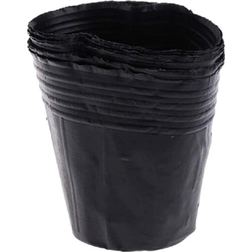 Planting Plastic Box Garden Planting Bags in Gardening Supplies, Seedling Pots and Seedling Pots 26X21cm 100 Pcs