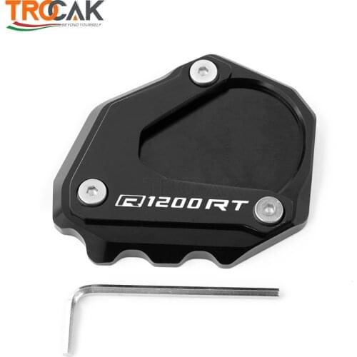 Motorcycle CNC Kickstand Foot Side Stand Extension Pad Support Plate Enlarge Stand For BMW R1200RT R1200 RT R 1200RT 2004-2013