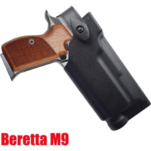 Tactical Accessories Beretta M9 92 96 Pistol Gun Carry Belt Holster Army Military Gun Hunting Gear Waist Holster Bearing Light
