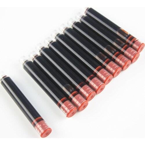 Promotion Hign Quality 10 pcs Fountain Pen Ink Cartridge Refills daily writing Home School