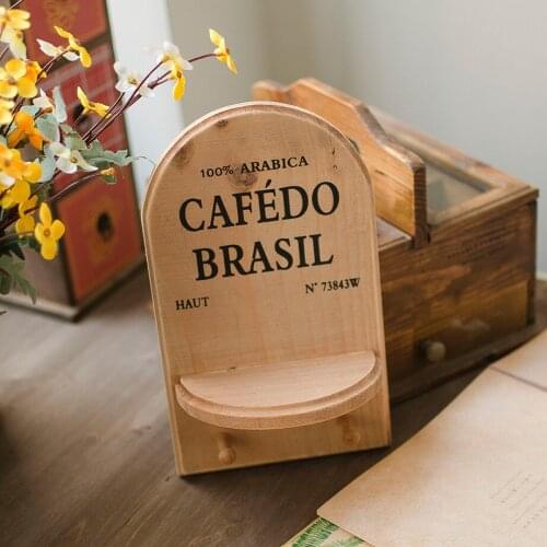 Retro Zakka groceries do the old wooden storage box bulkhead wall hanging towel