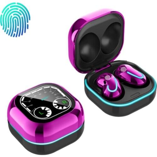 S6 SE Bluetooth Headphones BT V5.1 Stereo LED Display Bluetooth Earphone Wireless Headset with Microphone