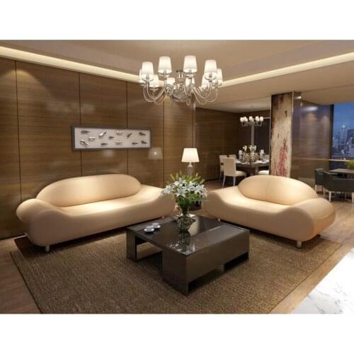 Genuine leather sectional sofa 2+3 seater Living Room Sofa set L shape alon couch puff asiento muebles de sala canape sofa cama