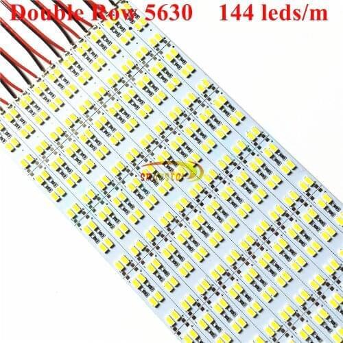 Smarstar 24V 1m Double Row 5630 Hard LED Strip light 100cm Rigid LED Strip Bar Light For Clubhouse Supermarket LED lighting