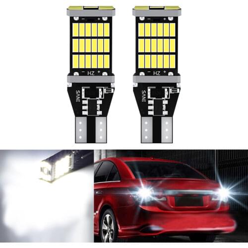 Canbus T15 W16W LED Bulbs Reverse Lights 4014SMD Car LED Back Up Rear Lamp For Lada Granta Niva Priora Kalina Xray Vesta