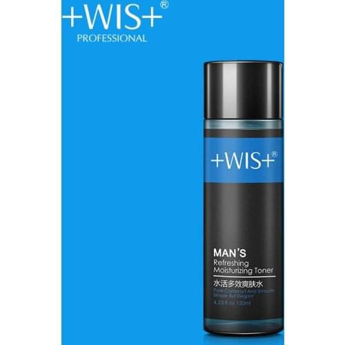 WIS Oil Control Shrinking Pores Refreshing Soothing Facial Toner Men Moisturizing Toner Face