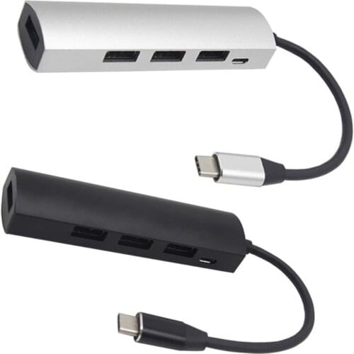 USB C HUB 5 in 1 Type-C 3.1 HUB Converter to USB 3.0 / 2.0 4 Port Multi Splitter Adapter for Macbook Pro Laptop Type-c Hub