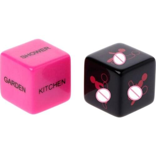 1 Pair Sex Dice Position Fun Adult Erotic Love Sexy Posture Couple Lovers Humour Game Toy Novelty Party Gift 62KF