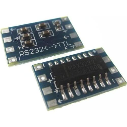 10pcs/lot mini RS232 MAX3232 Levels to TTL level converter board serial converter board RS232 to TTL Serial
