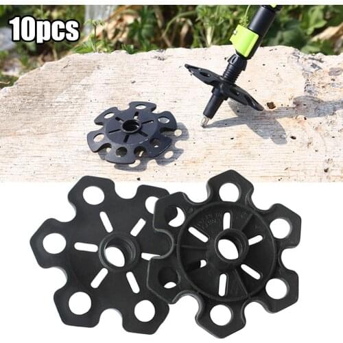 10PCS Outdoor Climbing Trekking Pole Tips Snow Flake Mud Ski Basket Walking Stick Basket Cap Guard Replacement Hiking Accessory