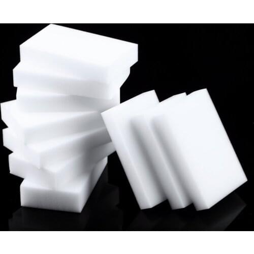 Steam Cleaner Parts 10 Pcs Magic Sponge Eraser Clean Cleaning Multi-functional Foam Cleaner White Kitchen Bathroom House