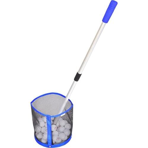 2 Section Table Tennis Ball Picker Telescopic Aluminum Alloy Pole Can Hold 120 PCS Ping Pong Balls Table Tennis Picking Net
