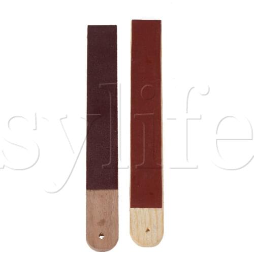 2 pcs Piano Wooden File Clip Stick Pad Sandpaper File Maintenance Tool
